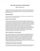 Directrices para hacer una política pública.