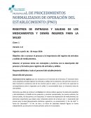 REGISTROS DE ENTRADAS Y SALIDAS DE LOS MEDICAMENTOS Y DEMÁS INSUMOS PARA LA SALUD