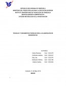 TECNICAS Y FUNDAMENTOS TEORICOS PARA LA ELABORACIÓN DE MONOGRAFIAS