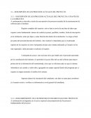 DESCRIPCIÓN DE LOS PROCESOS ACTUALES DEL PROYECTO