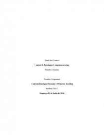 Control de Patologías Complementarias.. Página 1