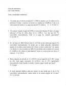 Tarea de matemática - Anualidades ordinarias