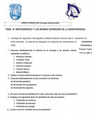 TEMA III- BIODIVERSIDAD Y LOS BIOMAS EXPRESIÓN DE LA BIODIVERSIDAD.