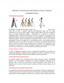 TRIPODE CON SENSOR DE MOVIMIENTO PARA CAMARAS.