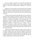 ¿Qué es un ejército?