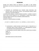 PROGRAMA DE CLAUSURA.