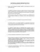 AUTOEVALUACION FORMATIVA