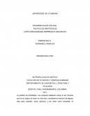 INTERPRETACION TEXTUAL: POLÍTICA DE ARISTÓTELES