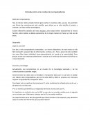 Introducción a las redes de computadoras.