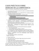 Casos prácticos sobre Derecho de la Competencia.