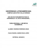 TAREA INDIVIDUAL: MIS METAS ACADÉMICAS.