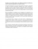 Investigue un caso práctico donde se haya aplicado el principio de beneficencia y emita su comentario argumentativo con respecto al mismo.