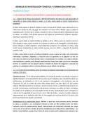 JORNADA DE INVESTIGACION TEMATICA Y FORMACION ESPIRITUAL