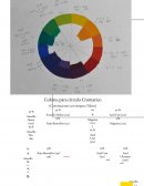 Circulo cromatico con temperas spondillus.