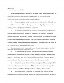 Asunto: Visita en recorrido libre.. Página 1
