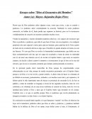 Ensayo sobre “Dios al Encuentro del Hombre”