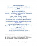COSTOS Y BENEFICIOS DERIVADOS DE LA CALIDAD DEL AIRE.