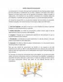 Análisis Manual de Comunicación