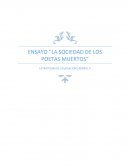 ENSAYO “LA SOCIEDAD DE LOS POETAS MUERTOS” ESTRATEGIAS DE COLOCACION LABORAL II