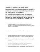 Actividad. Cuestionario del módulo cuatro.