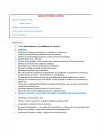 INSTRUMENTACION Y CONTROL.. Página 1