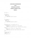 CURSO BASICO DE PROGRAMACION CLASE 1