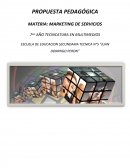 Marketing de servicios presentacion: justificacion y relevancia institucional del proyecto