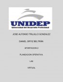 APORTACION 2 PLANEACION OPERATIVA. LAE