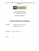 MAQUINAS ELECTRICAS I MEDIDA DE RESISTENCIA DE DEVANADOS