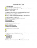 CUESTIONARIO ESTILO ICFES