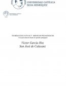 TEORÍAS EDUCATIVAS Y MODELOS PEDAGÓGICOS.