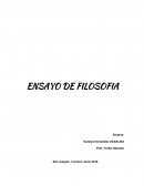 ENSAYO DE FILOSOFIA. Las ideas de Heráclito y Parménide