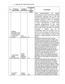 ANALISIS DE TRES PROYECTOS