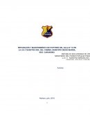 Reparación de pupitres.