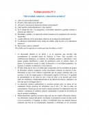 Trabajo practico Nº 2 “Diversidad cultural y educación artística”