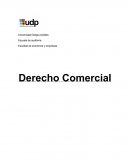 Facultad de economía y empresas Derecho Comercial