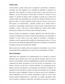 El autor define al sentido común como un conjunto de conocimientos, contenidos y enunciados que cada integrante de la comunidad