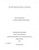 POLÍTICAS PUBLICAS EN CIENCIA Y TECNOLOGÍA