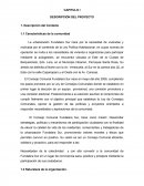 CAPITULO I DESCRIPCIÓN DEL PROYECTO