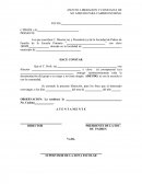 ASUNTO: LIBERACION Y CONSTACIA DE NO ADEUDO PARA CAMBIO INTERNO