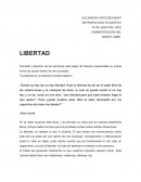 Administración del tiempo libre . Libertad