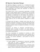 HP Openview Operations Manager