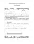 Acta de selección de la escolta: Jardín de niños