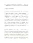 LA TRANSICION DE LAS ARTESANIAS, UNA MUESTRA DE LA EVOLUCION DE LA SOCIEDAD BOGOTANA, SOCIEDAD MULTUCULTURAL Y SOBREVIVIENTE.