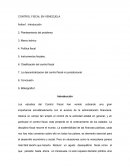 EL CONTROL FISCAL EN VENEZUELA.