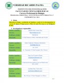 PROGRAMA SEMESTRAL DE INVESTIGACIÓN FORMATIVA Y EXPERIMENTAL 2016.