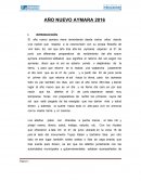 Año nuevo aimara en el alto.