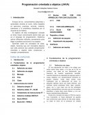 Programación orientada a objetos (JAVA)