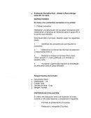 Evaluación Sumativa final - Unidad 2.