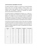 JUSTIFICACIÓN DEL INSTRUMENTO APLICADO.